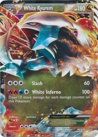 White Kyurem EX 96/135-Kantocards