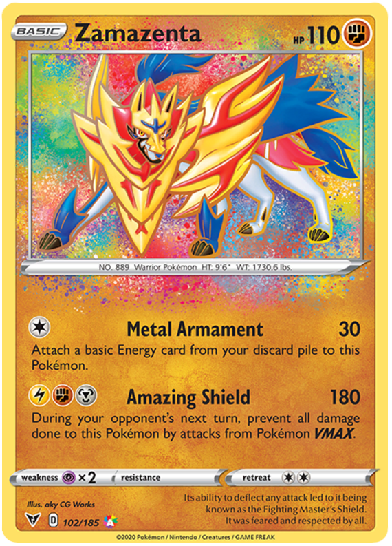 Zamazenta 102/185-Kantocards