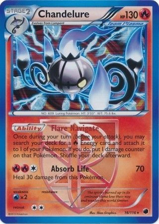 Chandelure 16/116-Kantocards
