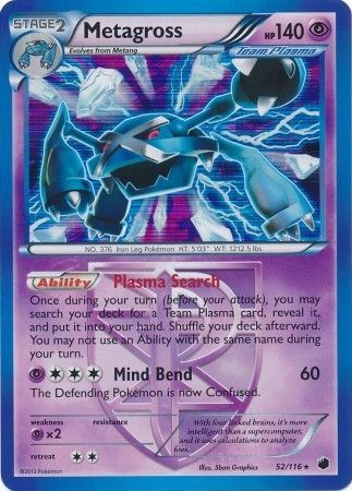Metagross 52/116 Holo-Kantocards