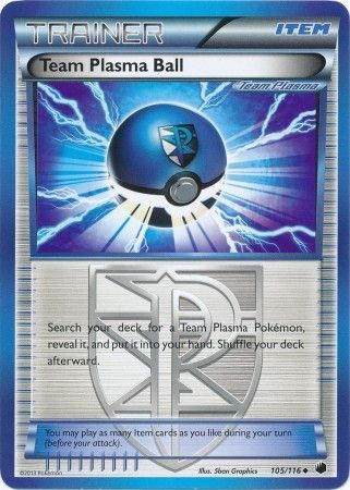 Team Plasma Ball 105/116-Kantocards