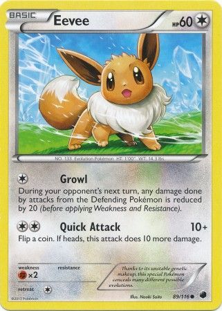 Eevee 89/116-Kantocards