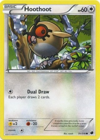 Hoothoot 91/116-Kantocards