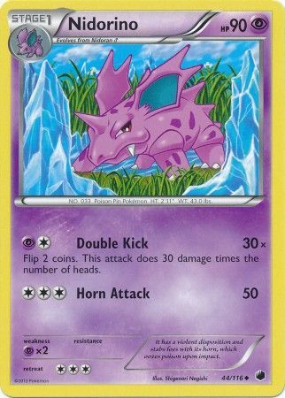 Nidorino 44/116-Kantocards