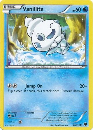 Vanillite 27/116-Kantocards