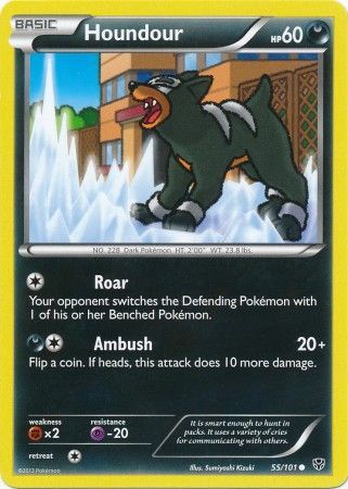 Houndour 55/101-Kantocards