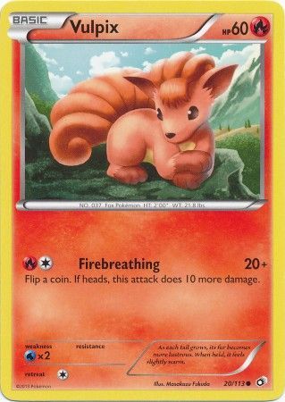 Vulpix 20/113-Kantocards