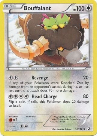 Bouffalant 107/113-Kantocards