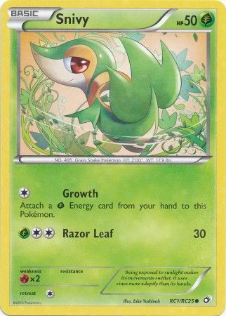 Snivy RC1/RC25-Kantocards