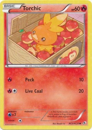 Torchic RC5/RC25-Kantocards