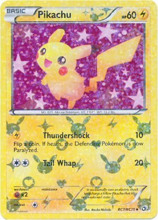 Pikachu RC7/RC25-Kantocards