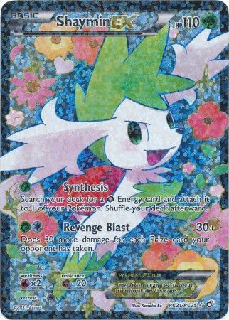 Shaymin EX RC21/RC25-Kantocards