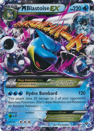 Mega Blastoise EX 30/146-Kantocards