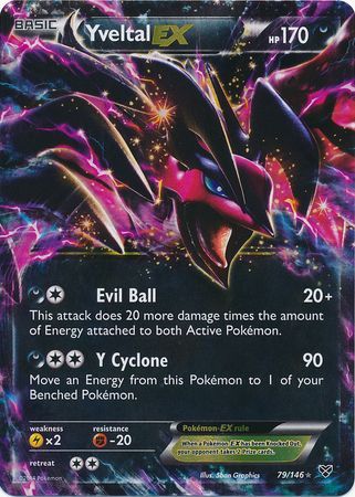Yveltal EX 79/146-Kantocards