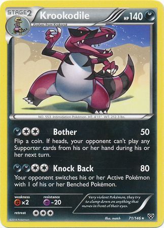 Krookodile 71/146-Kantocards