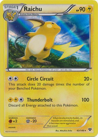 Raichu 43/146-Kantocards