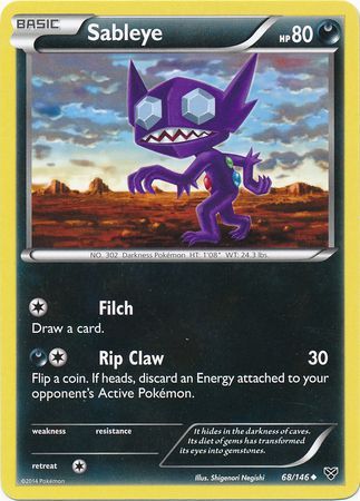 Sableye 68/146-Kantocards
