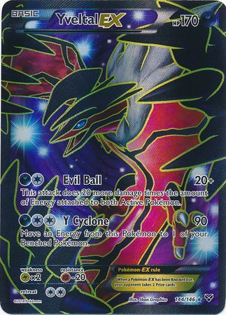 Yveltal EX 144/146-Kantocards