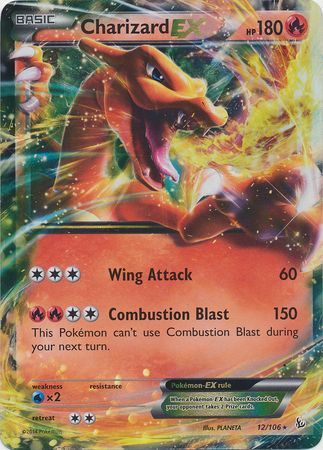 Charizard EX 12/106-Kantocards
