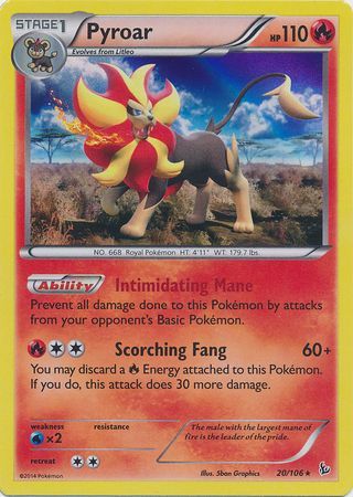 Pyroar 20/106-Kantocards