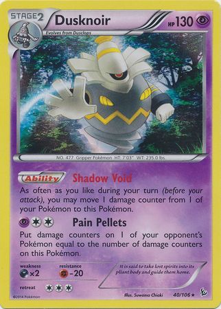 Dusknoir 40/106-Kantocards