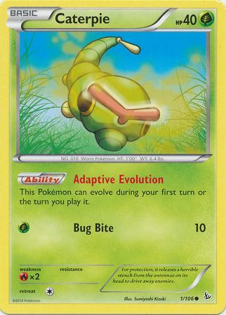 Caterpie 1/106-Kantocards