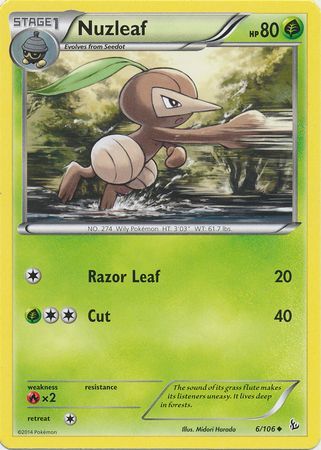 Nuzleaf 6/106-Kantocards