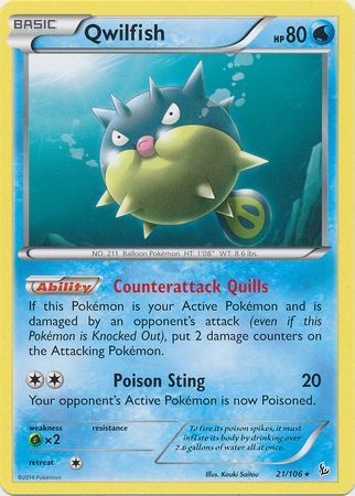 Qwilfish 21/106-Kantocards