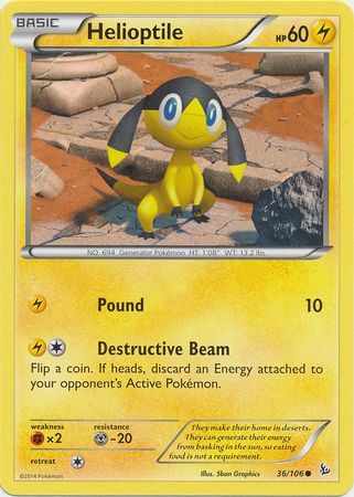 Helioptile 36/106-Kantocards