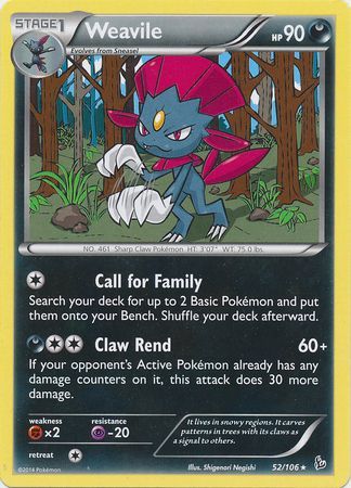 Weavile 52/106-Kantocards