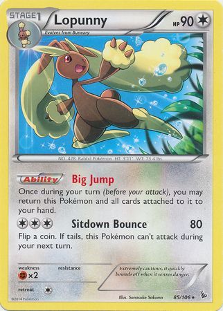 Lopunny 85/106-Kantocards