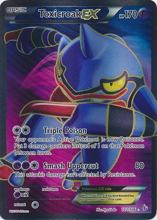 Toxicroak EX 102/106-Kantocards