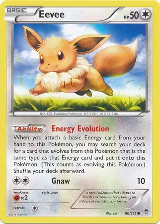 Eevee 80/111-Kantocards
