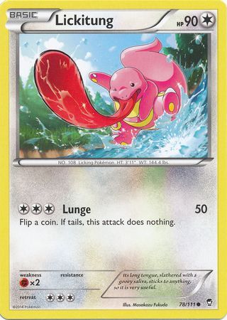 Lickitung 78/111-Kantocards