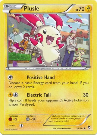 Plusle 31/111-Kantocards