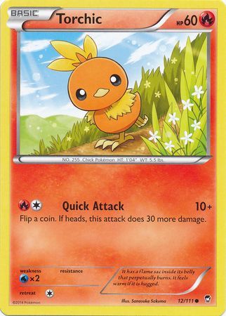 Torchic 12/111-Kantocards