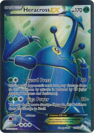 Heracross EX 105/111-Kantocards