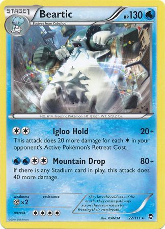 Beartic 22/111-Kantocards