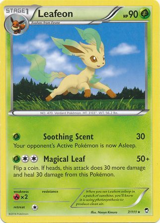 Leafeon 7/111-Kantocards