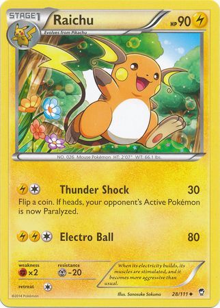 Raichu 28/111-Kantocards