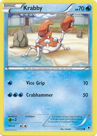 Krabby 13/119-Kantocards
