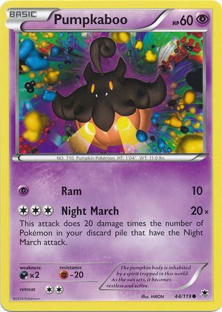 Pumpkaboo 44/119-Kantocards