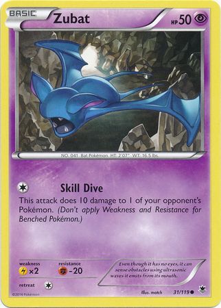 Zubat 31/119-Kantocards