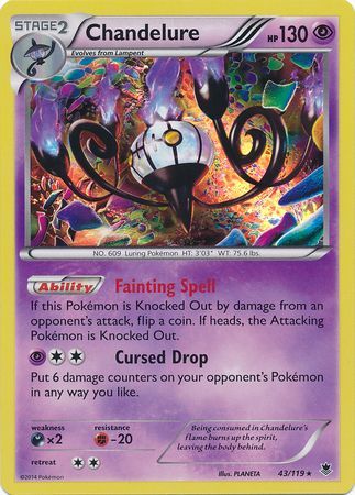 Chandelure 43/119-Kantocards