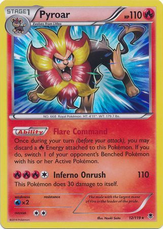 Pyroar 12/119-Kantocards