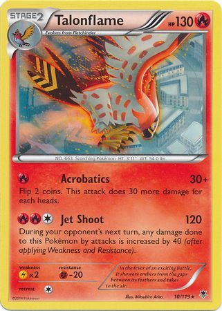 Talonflame 10/119-Kantocards