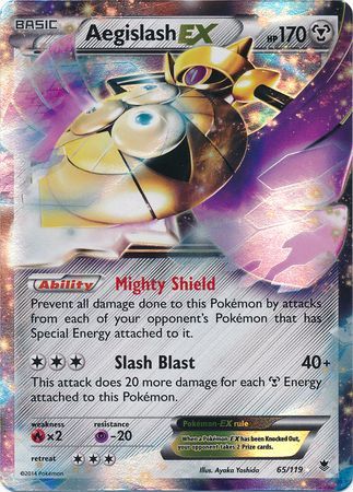 Aegislash EX 65/119-Kantocards