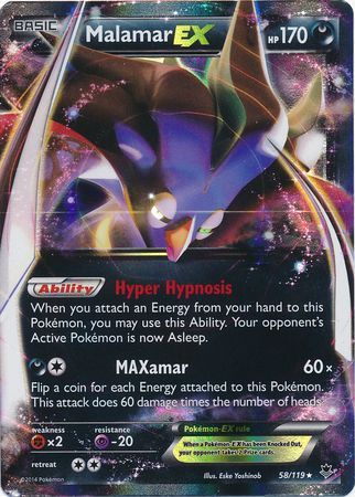 Malamar EX 58/119-Kantocards