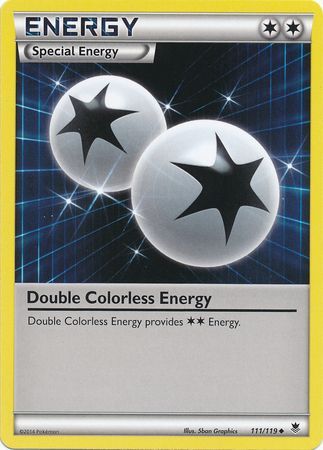 Double Colorless Energy 111/109-Kantocards