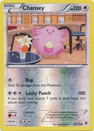 Chansey 80/119 - Reverse Holo-Kantocards
